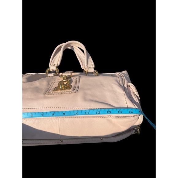 Marc Jacob’s Double-Handle Soft Leather Tote Handbag in Buff MJ462 - Picture 14 of 16